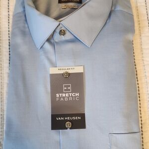 Van Heusen Dress Shirt Mens Size 17   34/35